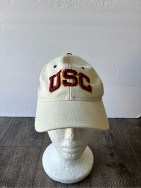 USC Trojans Embroidered Ivory Baseball Cap 6 3/4